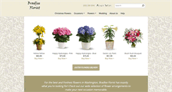 Desktop Screenshot of bradleeflorist.com